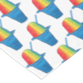 レインボーハワイアンレインボーシェアアイスデザートハワイ テーブルクロス (アングル)