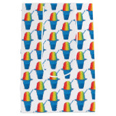 レインボーハワイアンレインボーシェアアイスデザートハワイ ミディアムペーパーバッグ (裏面)