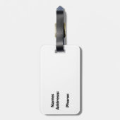 レインボーハワイオレンジ諸島 ラゲッジタグ (裏面縦)