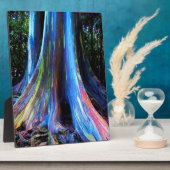 レインボーハワイユーカリの木 フォトプラーク (側面)