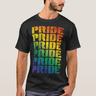 レインボーハンドプリント もっと愛を 憎しみを減らそう プライド LGBT Tシャツ