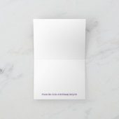 レインボーハーツバルーン折りたまご型感謝カード サンキューカード (内部)