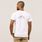 レインボーハーツTシャツ Tシャツ (裏面フル)