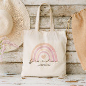 レインボーハートおばあちゃんギフト トートバッグ