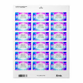 レインボーハートとエンジェルウィングス ラベル (フルシート)