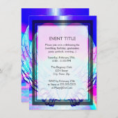 レインボーハートとエンジェルウィングス 招待状 (正面/裏面)