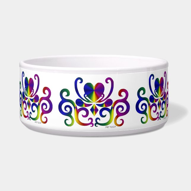 レインボーハートとリリー ボウル (正面)