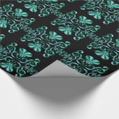 レインボーハートとリリー ラッピングペーパー (角)