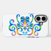 レインボーハートとリリー Case-Mate iPhoneケース (裏面 (横))