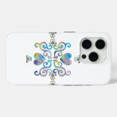 レインボーハートとリリー Case-Mate iPhoneケース (裏面 (横))