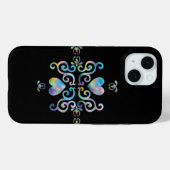 レインボーハートとリリー Case-Mate iPhoneケース (裏面 (横))