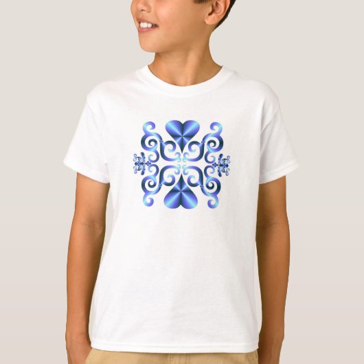 レインボーハートとリリー Tシャツ (正面)