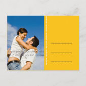 レインボーハートふりかけ日付はがきを保存 案内ポストカード (裏面)