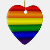レインボーハートオーナメント セラミックオーナメント (右)