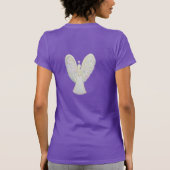 レインボーハートガーディアンカスタムエンジェルTシャツ Tシャツ (裏面)