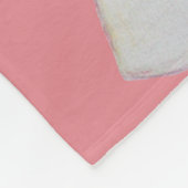 レインボーハートガーディアンジェルフリースブランケット フリースブランケット (角)