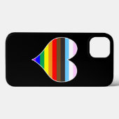 レインボーハートケースメイトiPhoneケース Case-Mate iPhoneケース (裏面 (横))