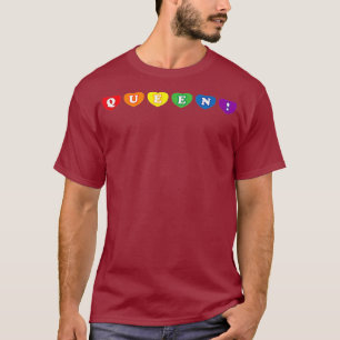 レインボーハートゲイプライドドラッグクイーン Tシャツ