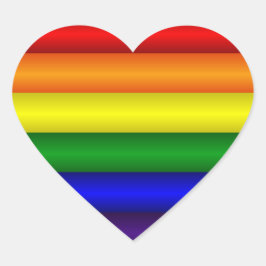 レインボーハートシール ハートシール