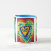 レインボーハートスピリットワーズマグ マグカップ (中央)