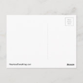 レインボーハートツリー ポストカード (裏面)