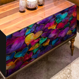 レインボーハートデクページティッシュペーパー 薄葉紙