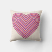 レインボーハートバレンタイン枕 – プラム クッション (裏面)