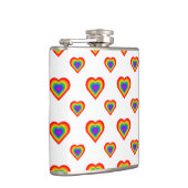 レインボーハートパターン フラスク (右)