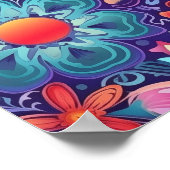 レインボーハートプライドポスター ポスター (角)