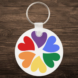 レインボーハートプライド キーホルダー