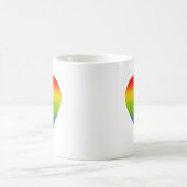 レインボーハートマグ コーヒーマグカップ (中央)