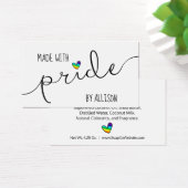 レインボーハートメイドプライドLGBTQギフトラベル (デスク)