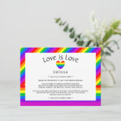 レインボーハートラブ結婚ズ詳細 エンクロージャーカード (スタンド正面)