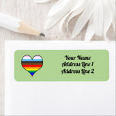 レインボーハートラベル ラベル (インサイチュ)