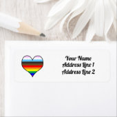 レインボーハートラベル ラベル (インサイチュ)