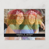 レインボーハート写真ゲイプライド日付の保存 ポストカード (正面)