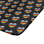 レインボーハート型切断板 カッティングボード (角)