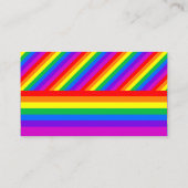 レインボーハート愛は愛の結婚ウェブサイト エンクロージャーカード (裏面)