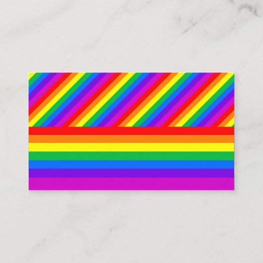 レインボーハート愛は愛の結婚ウェブサイト エンクロージャーカード (裏面)