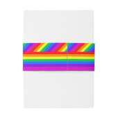 レインボーハート愛は愛結婚の 招待状ベリーバンド (裏面例)