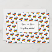 レインボーハート招待状 招待状 (正面)