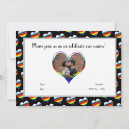 レインボーハート招待状 招待状