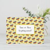 レインボーハート招待状 招待状 (スタンド正面)