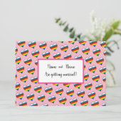 レインボーハート招待状 招待状 (スタンド正面)