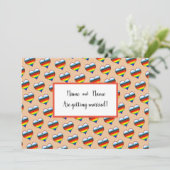 レインボーハート招待状 招待状 (スタンド正面)