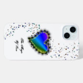 レインボーハート星と恋の魔法 Case-Mate iPhoneケース (裏面 (横))