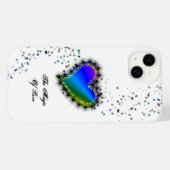 レインボーハート星と恋の魔法 Case-Mate iPhoneケース (裏面 (横))