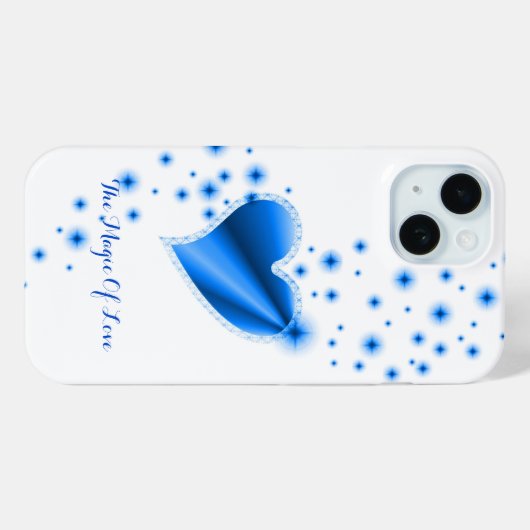 レインボーハート星と恋の魔法 Case-Mate iPhoneケース (裏面 (横))