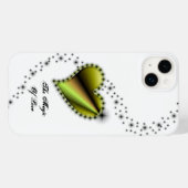 レインボーハート星と恋の魔法 Case-Mate iPhoneケース (裏面 (横))