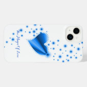 レインボーハート星と恋の魔法 iPhoneケース (裏面横)